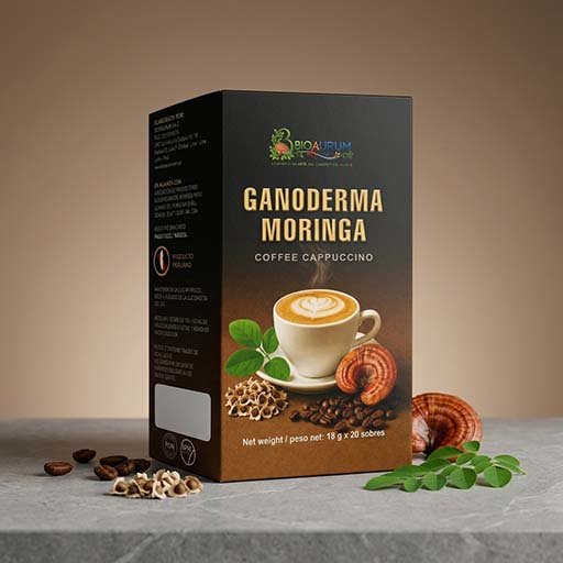 Ganoderma Moringa Coffee Cappuccino
