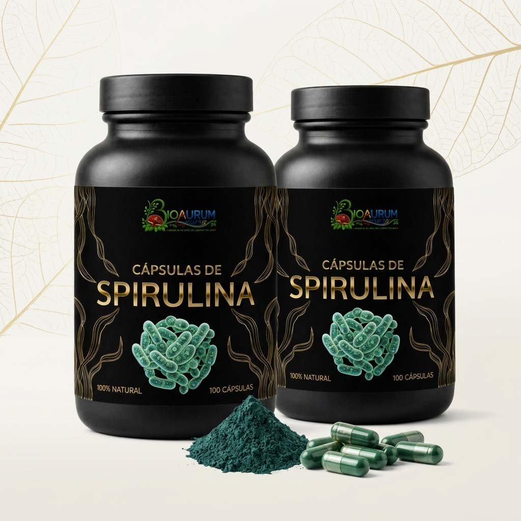 Cápsulas de Spirulina Bioaurum
